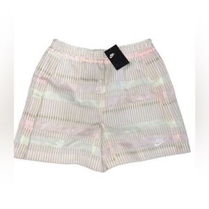 Nike Sportswear Earth Day Shorts 'Multi/White' Women's‎ Size M NWT